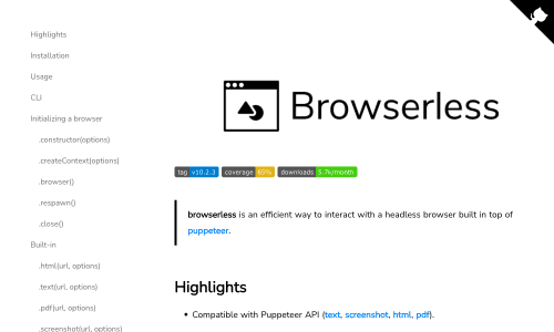 browserless