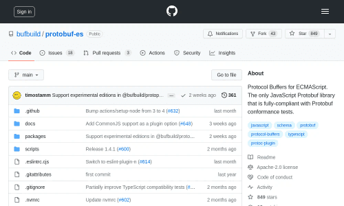 bufbuild/protobuf-es