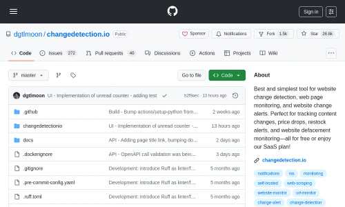 changedetection.io