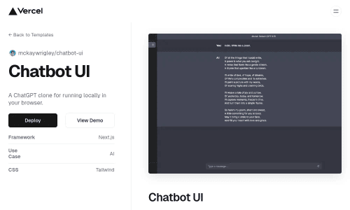 Chatbot UI