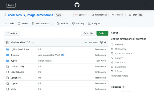 GitHub - sindresorhus/image-dimensions