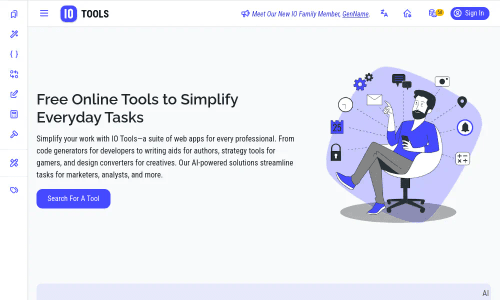 IO Tools - Free Online Web Tools