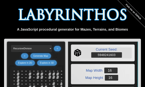 Labyrinthos.js