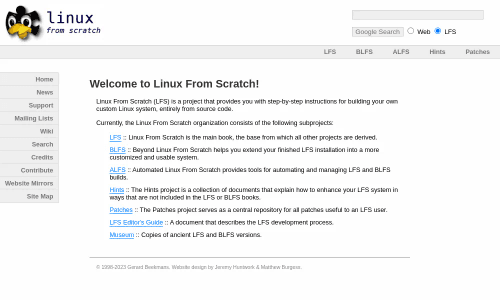 Linux From Scratch