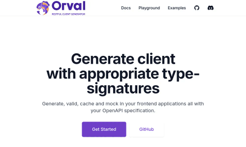 orval - Restful client generator