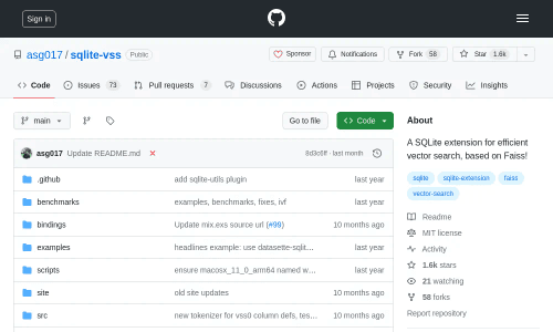 sqlite-vss