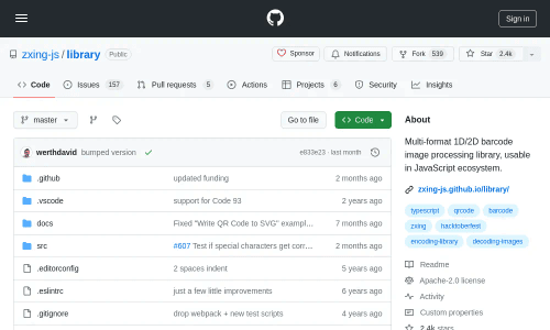 zxing-js/library