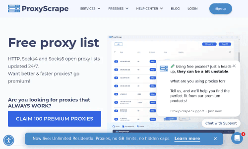 📄 Free Proxy List