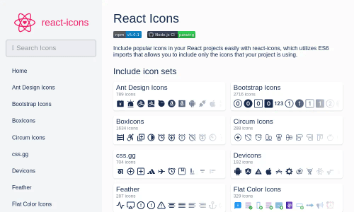 React Icons