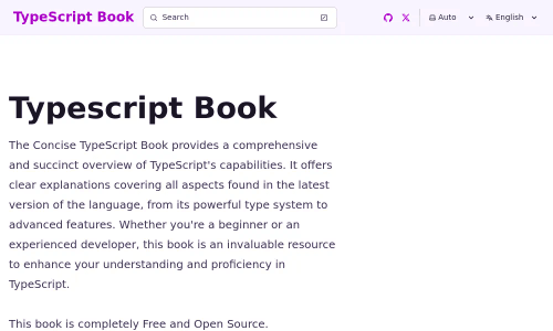 Typescript Book